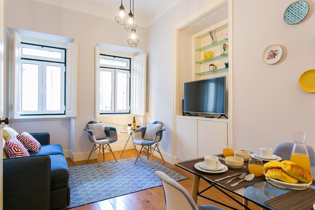 Lovelystay - Cozy 3Bdr Apartment In Estrela Lisboa 外观 照片